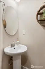 Main floor powder room