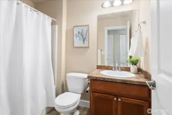 upstairs guest, or kids bathroom