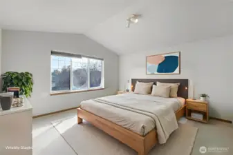 Primary Bedroom w/ Walk-in Closet Virtually Staged