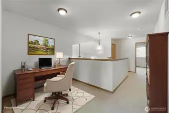 Loft Area  Virtually Staged