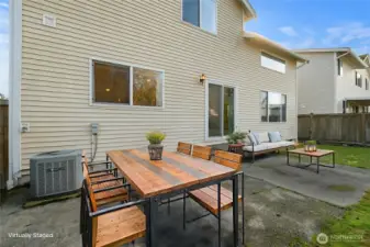 Back Patio  Virtually Staged