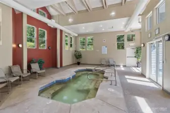 Indoor hot tub