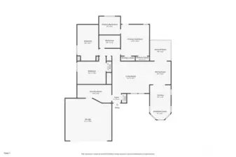 Floor plan of the home.