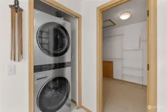 Washer/Dryer located in master bath