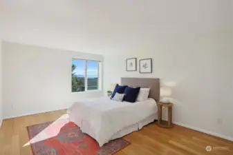 Plenty of room in this bedroom with a view