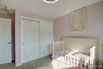 Bedroom #2 with ceiling fan