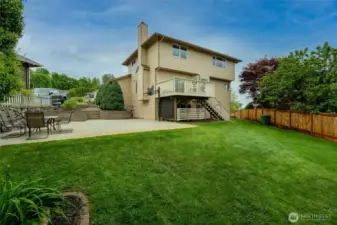 HUGE yard!