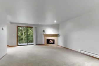 Living room no virtual staging