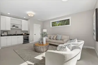 Fully equipped with kitchenette & surround sound