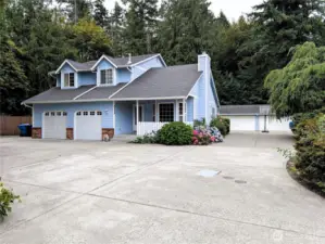 Say Yes to this address. Welcome to 7120 242nd St E, Graham, WA 98338. 3bedrooms, 2.5 bathrooms & 7 covered parking spaces. .295 acre private location. No HOA!. Private setting backs up to greenbelt