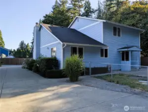 Say Yes to this address. Welcome to #7120 242nd St E, Graham, WA 98338. Gated entry. 3 bedrooms, 2.5 bathrooms & 7 covered parking spaces. .295 acre private location. No HOA!. Private setting backs up to greenbelt