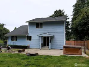 Fully fenced property and fully fenced backyard for pets. Septic has been pumped, and Ready for the next homeowner. Say Yes to this address.  #7120 242nd St E, Graham, WA 98338.