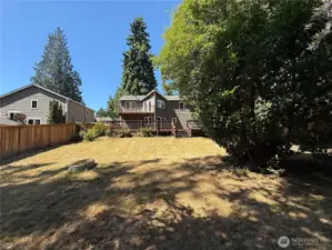 Fully Fenced Backyard