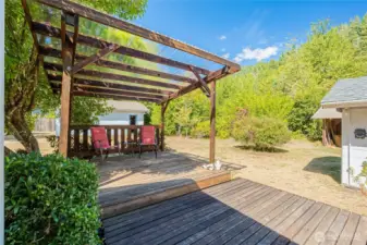 Covered back deck