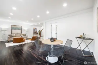 Additional space for a play area, game table or home gym