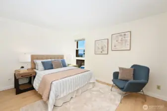 Spacious second bedroom with ample natural light and a comfortable layout.
