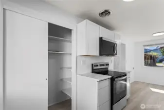 Unit E Kitchen - pantry