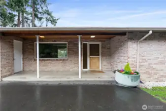 First time on the market! Total mid century vibe covered porch.