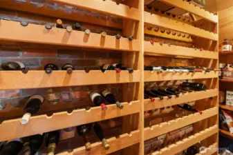 Massive wine rack will store several bottles for the wine enthusiast.