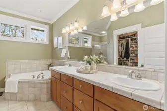 5 piece primary bathroom