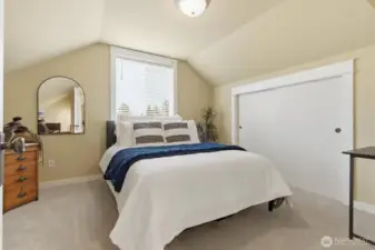 2nd of 2 bedrooms upstairs