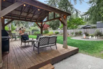Pergola included!