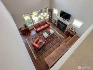 The view from the upstairs loft- having your own space but still being connected has never been easier.