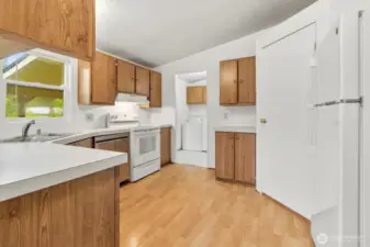Large open kitchen
