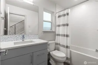 Downstairs full bath