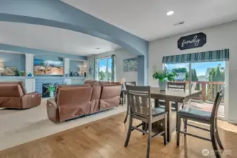 Great sized eating area
