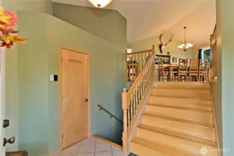 Large beautiful entry