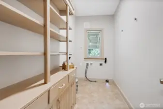 Laundry room on main floor