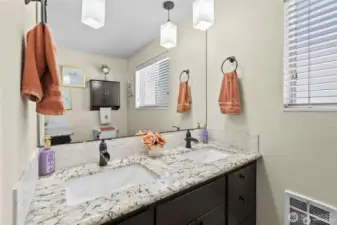 Full bath in main house