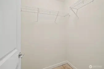Large walk in closet