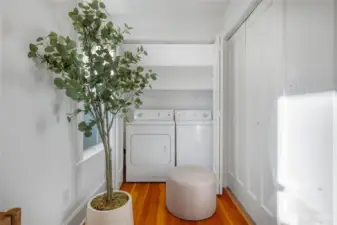 you'll love the convenience of laundry on the main floor!