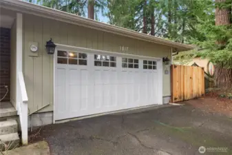 Two Car Garage with Room for Toys & Projects