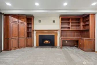 Custom built cabinets