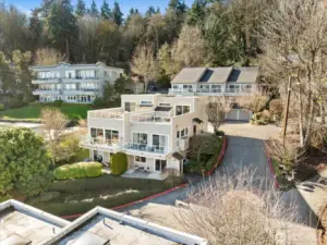 This home shares one wall in this unique community