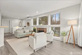 Lots of windows and natural light