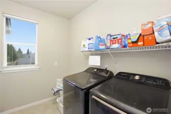 Laundry on second floor (where you make all the dirty laundry, how convenient!)