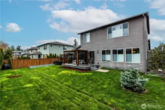 Spacious yard with room for entertaining pets, kids, plant a garden, or just you relaxing!
