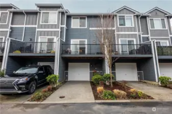 One car garage + one car driveway