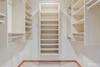 Great walk-in closet!