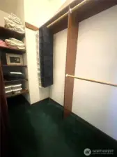 huge walk in closet