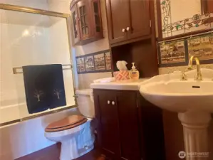 Guest bathroom on main floor