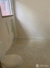 Bathroom unfinished-     toilet only.