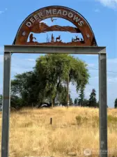 New Deer Meadows Sign