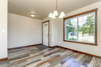 Entry and dining area!