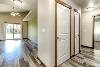 View of hall and great room.