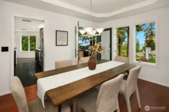 formal dining area